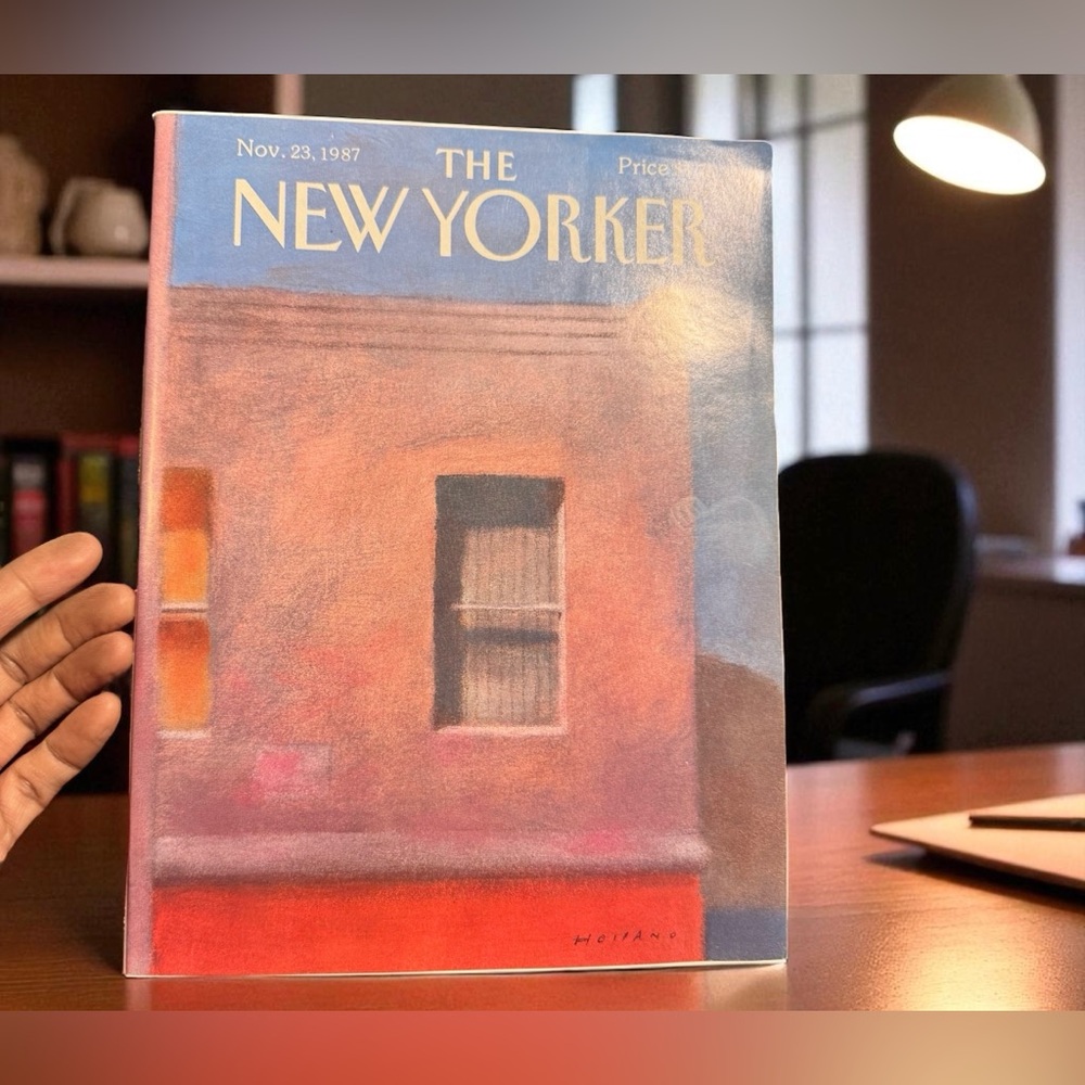 1987 NOVEMBER 23 THE NEW YORKER MAGAZINE - ILLUSTRATED COVER - NY 1350